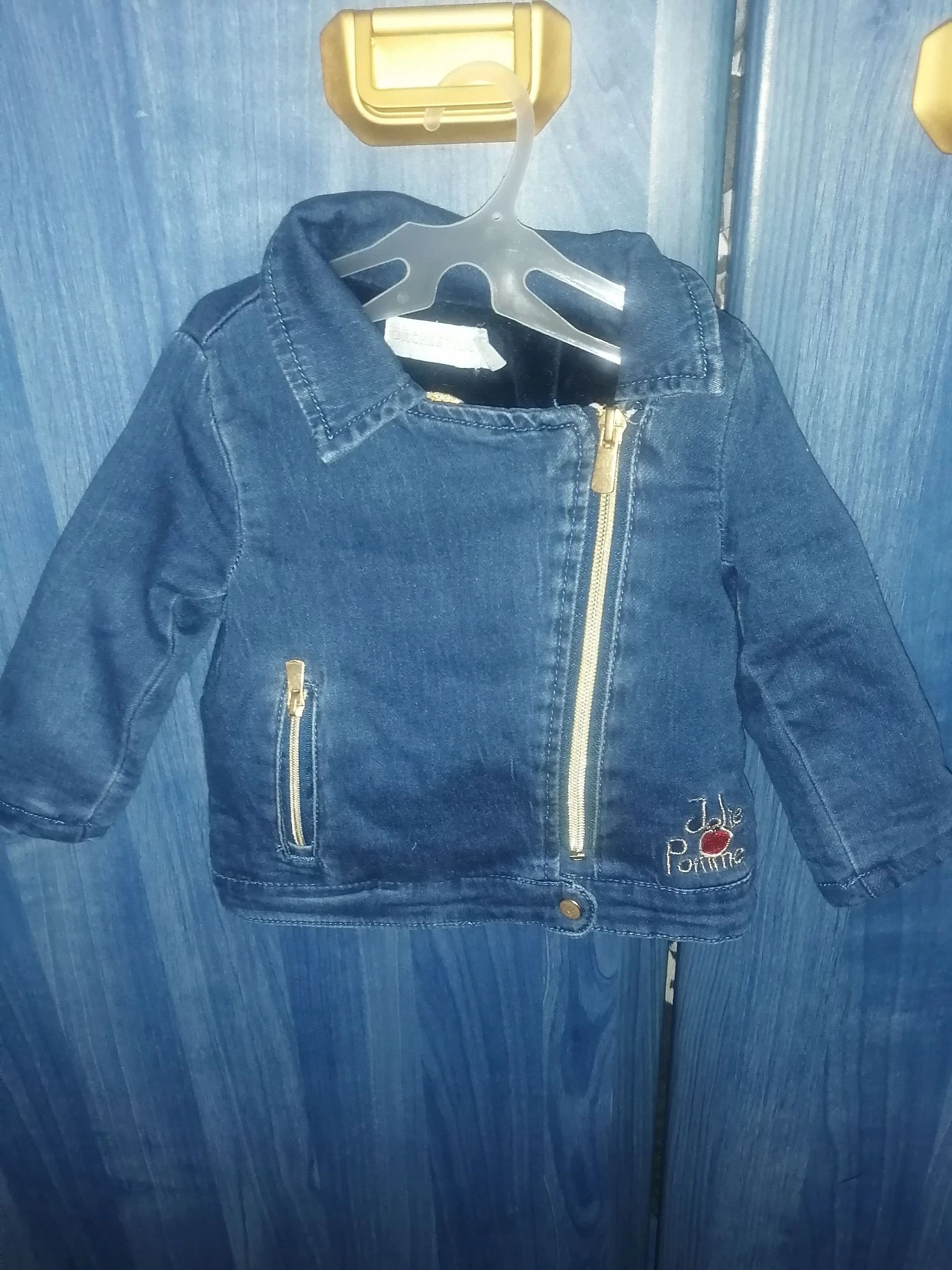 Veste en jeans orchestra 6 mois fille 